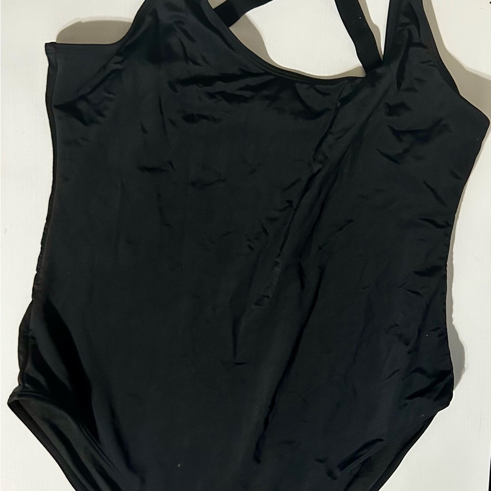 Black One-Piece Swimsuit